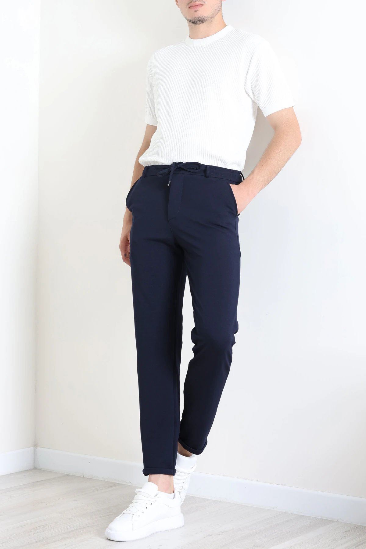 Diagonel Jogger Erkek Pantolon Lacivert - 70910.1937.