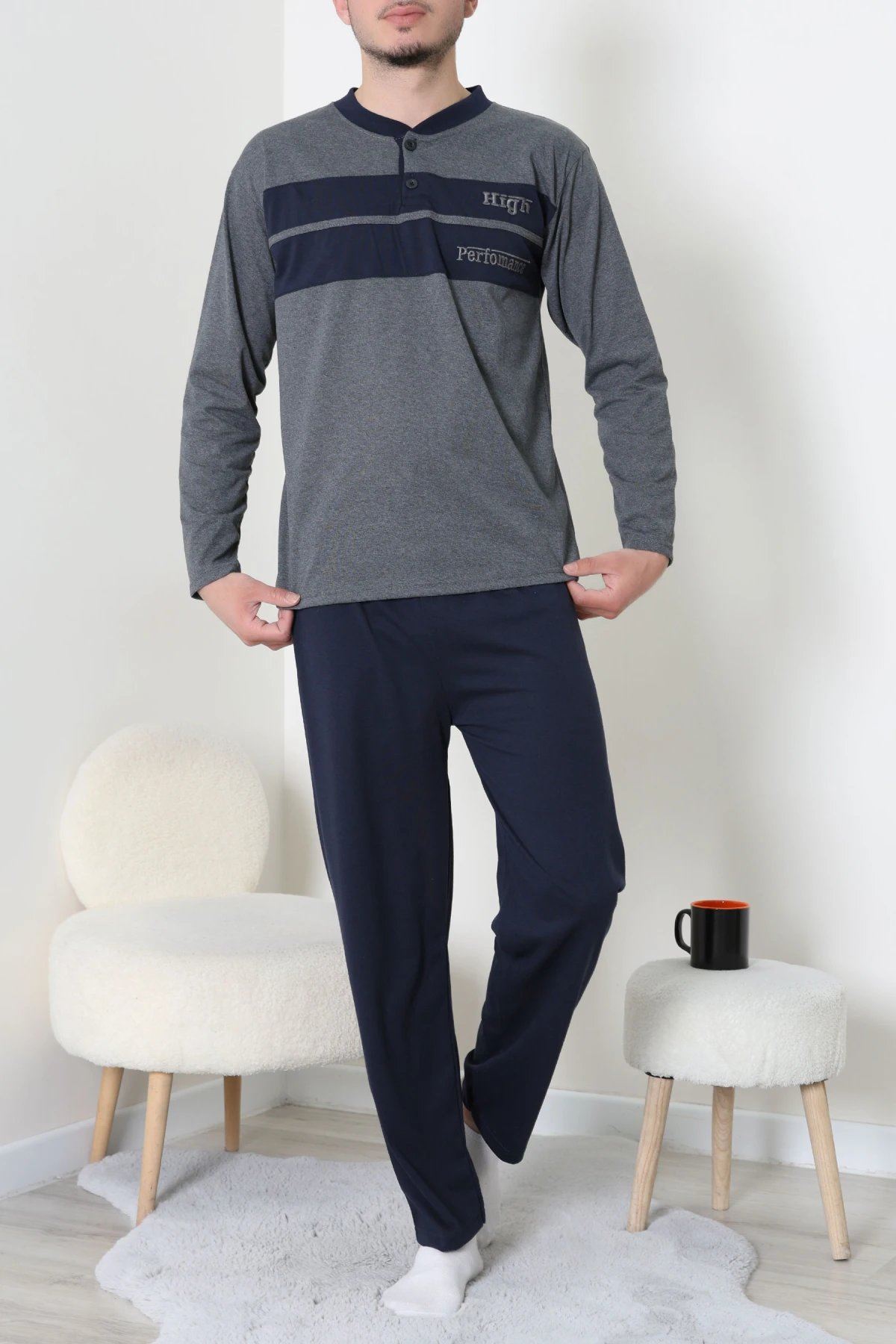 Süprem Erkek Pijama Takımı Fümelaci - 20833.1838.