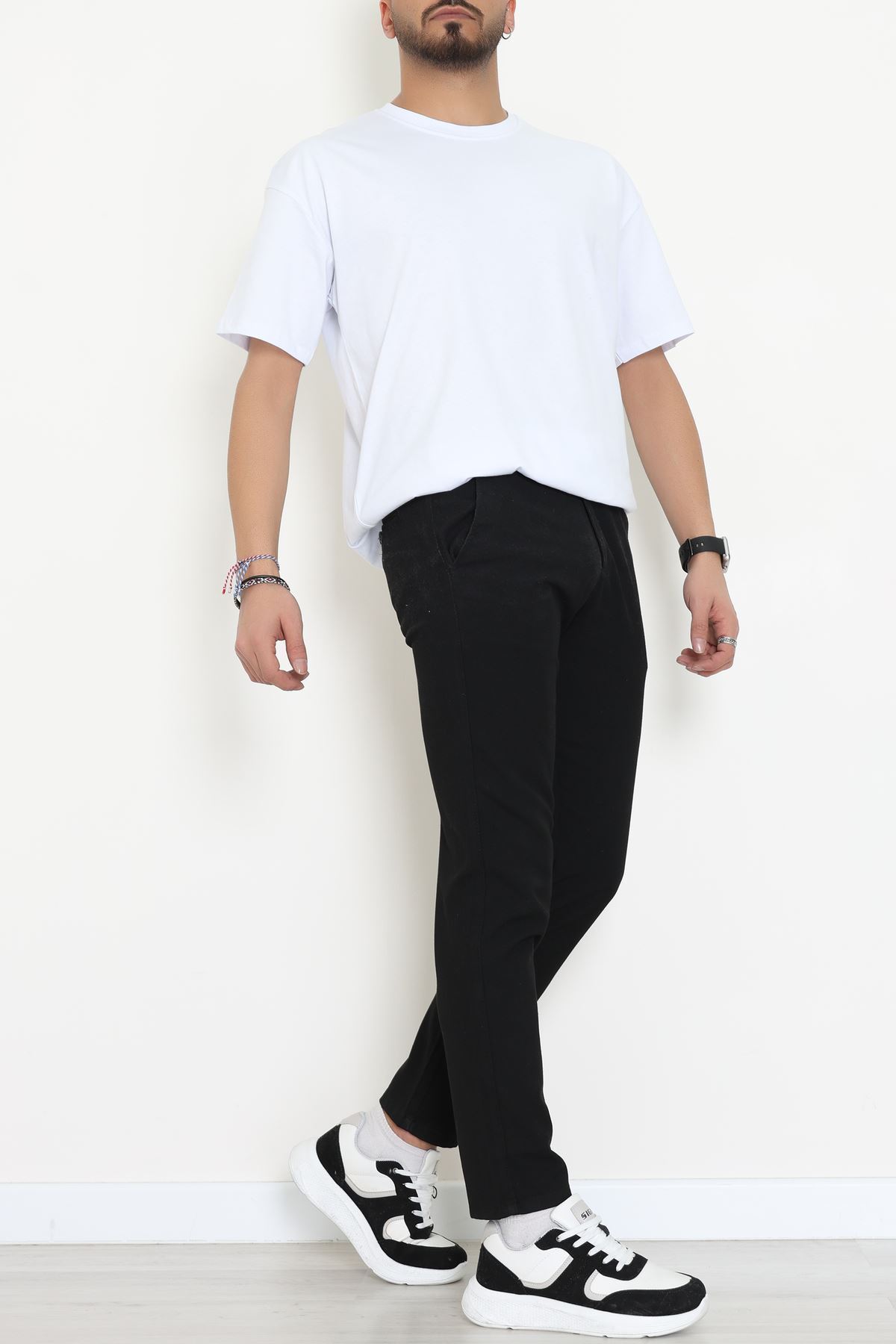 Kompak Penye Unisex Baskısız Oversize Tişört Beyaz - 55045.1872.
