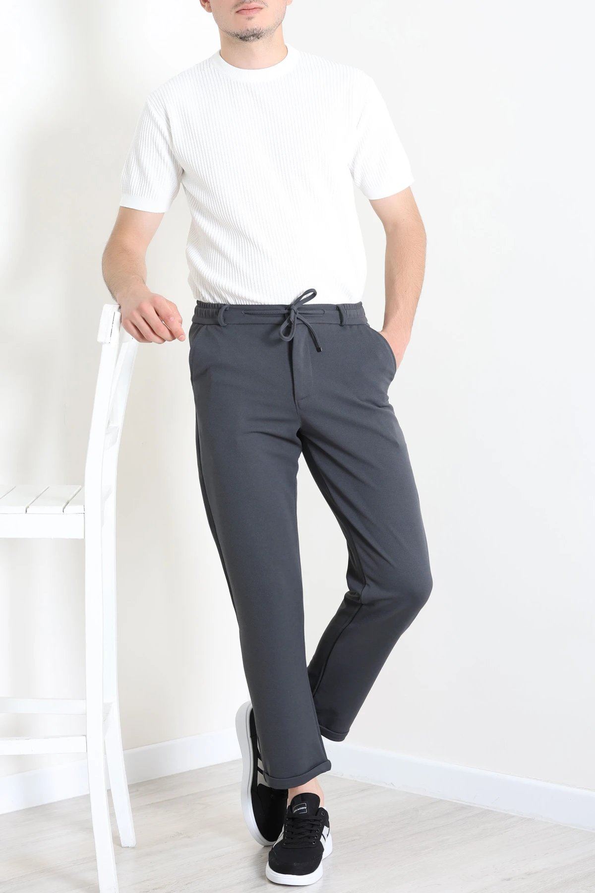 Diagonel Jogger Erkek Pantolon Antrasit - 70910.1937.