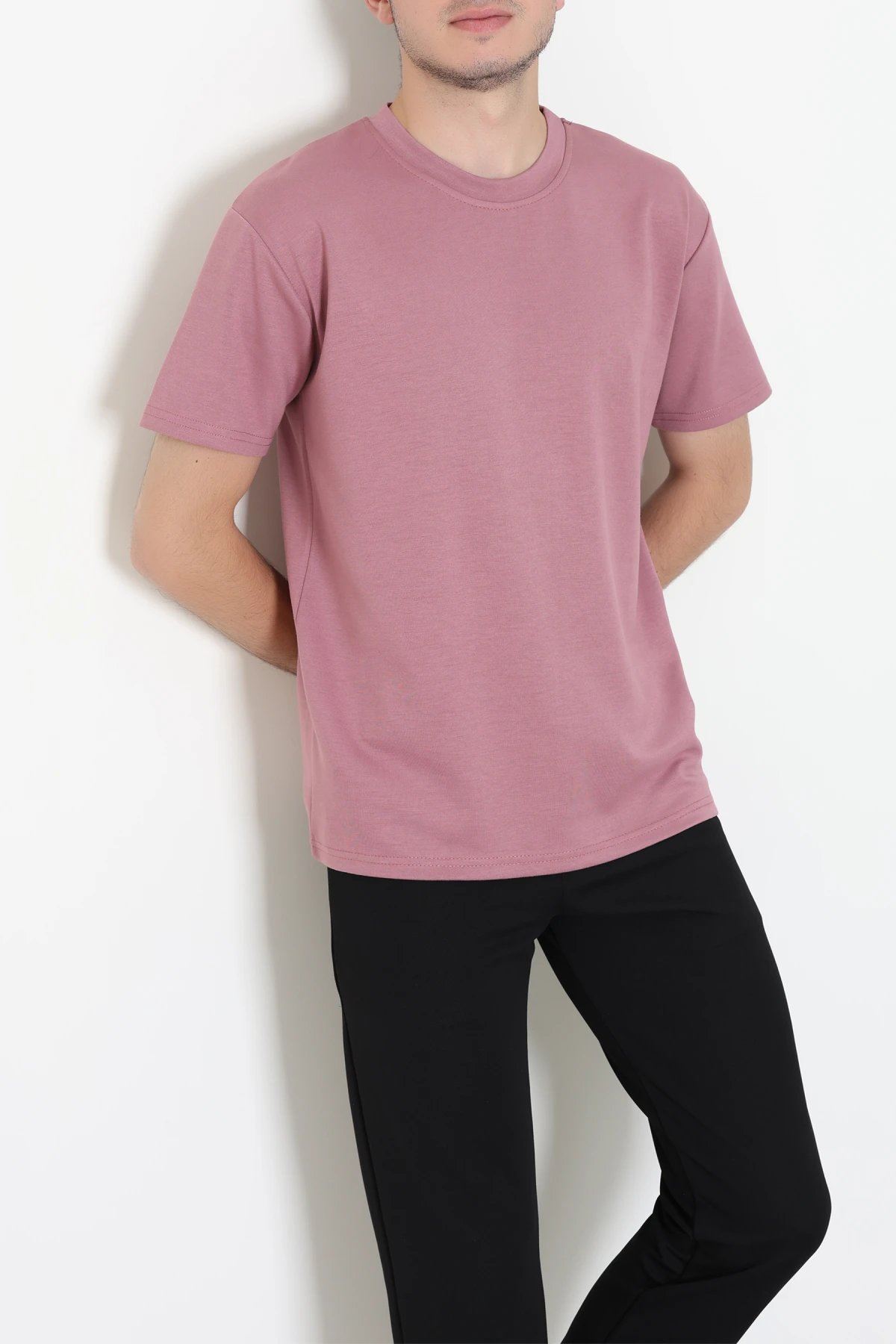 Modal Erkek Tişört Gülkurusu - 55278.1878.