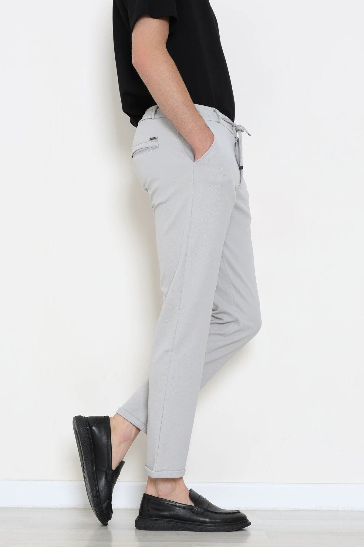 Diagonel Jogger Erkek Pantolon Gri - 70910.1937.