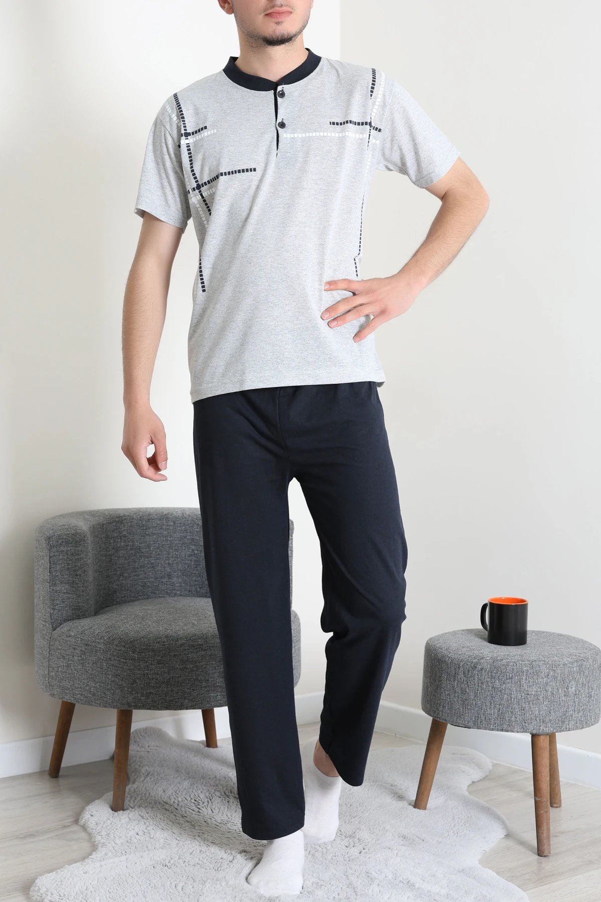 Süprem Erkek Pijama Takımı Grikoyulaci - 42479.1838.