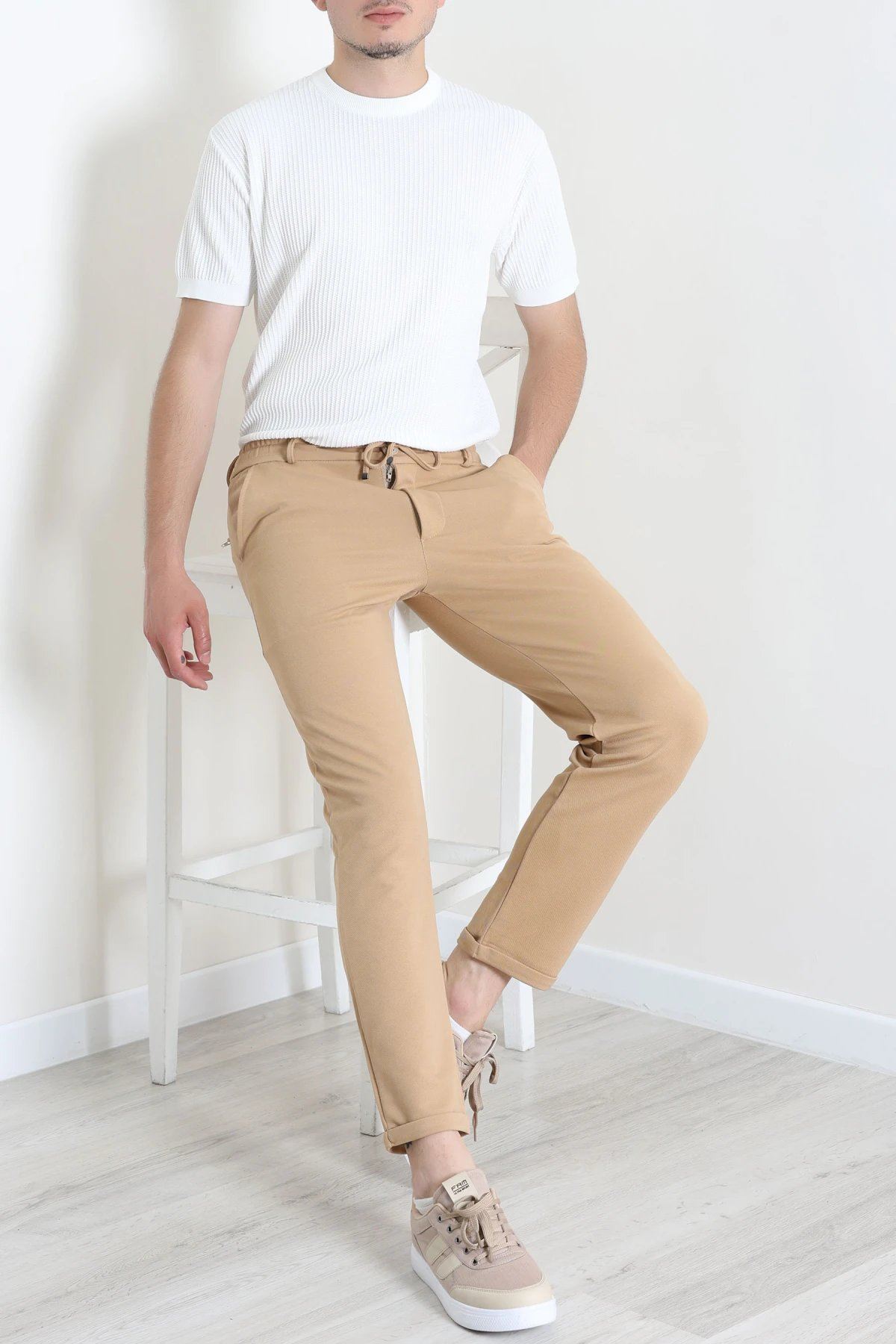 Diagonel Jogger Erkek Pantolon Camel - 70910.1937.