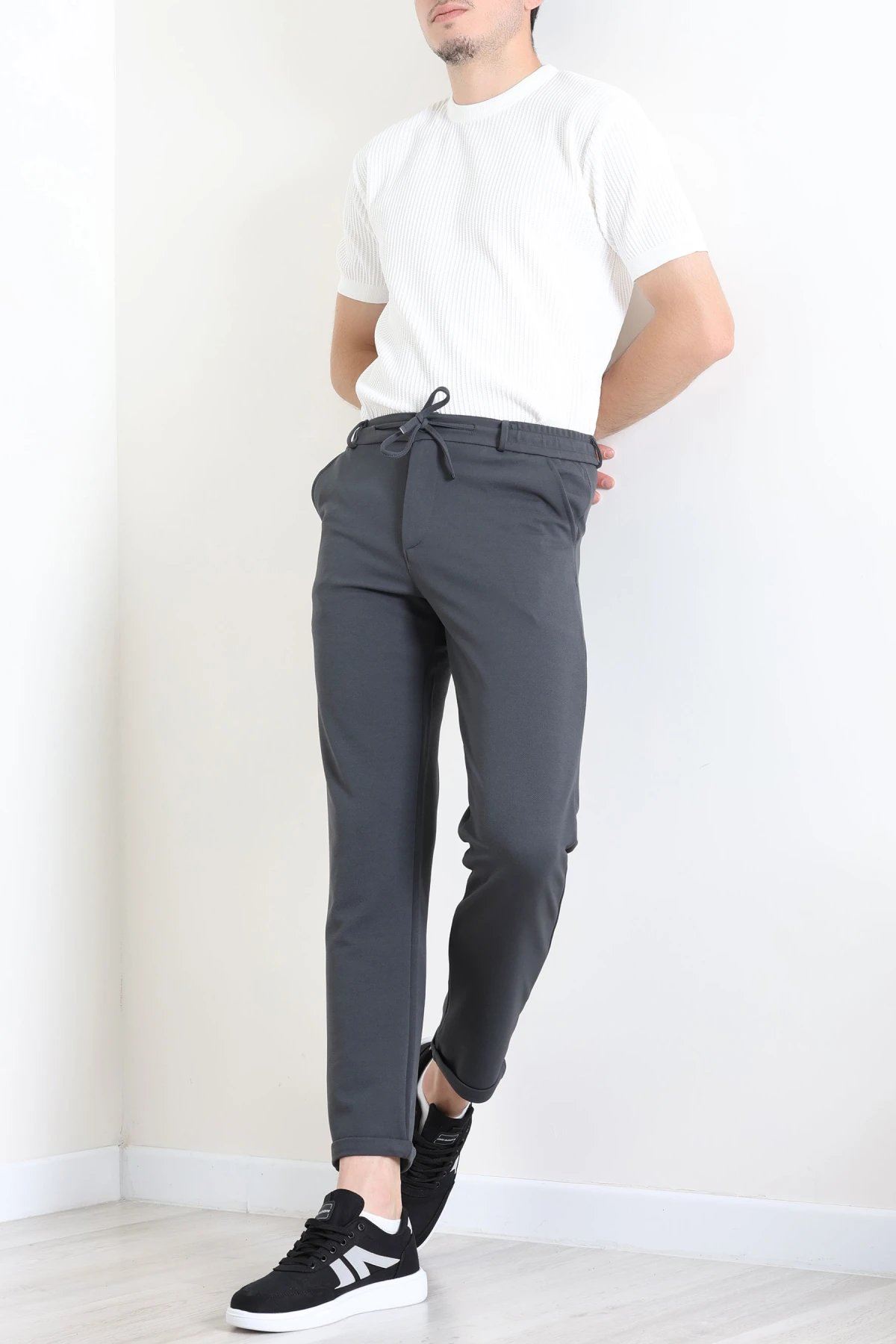 Diagonel Jogger Erkek Pantolon Antrasit - 70910.1937.
