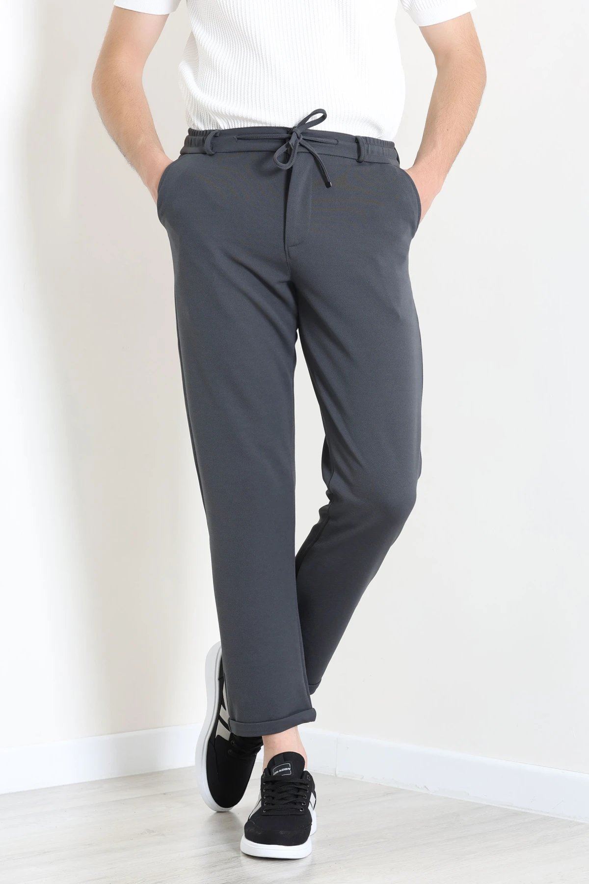 Diagonel Jogger Erkek Pantolon Antrasit - 70910.1937.