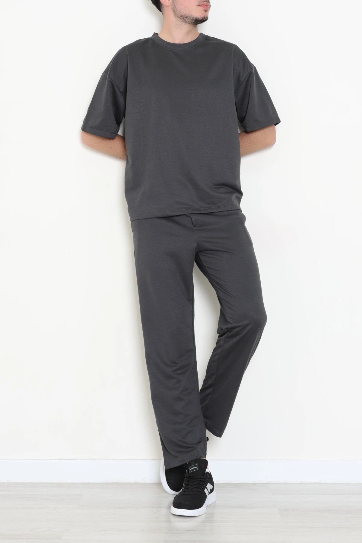 İki İplik Relaxed Baggy Erkek Takım Antrasit - 80273.1567.