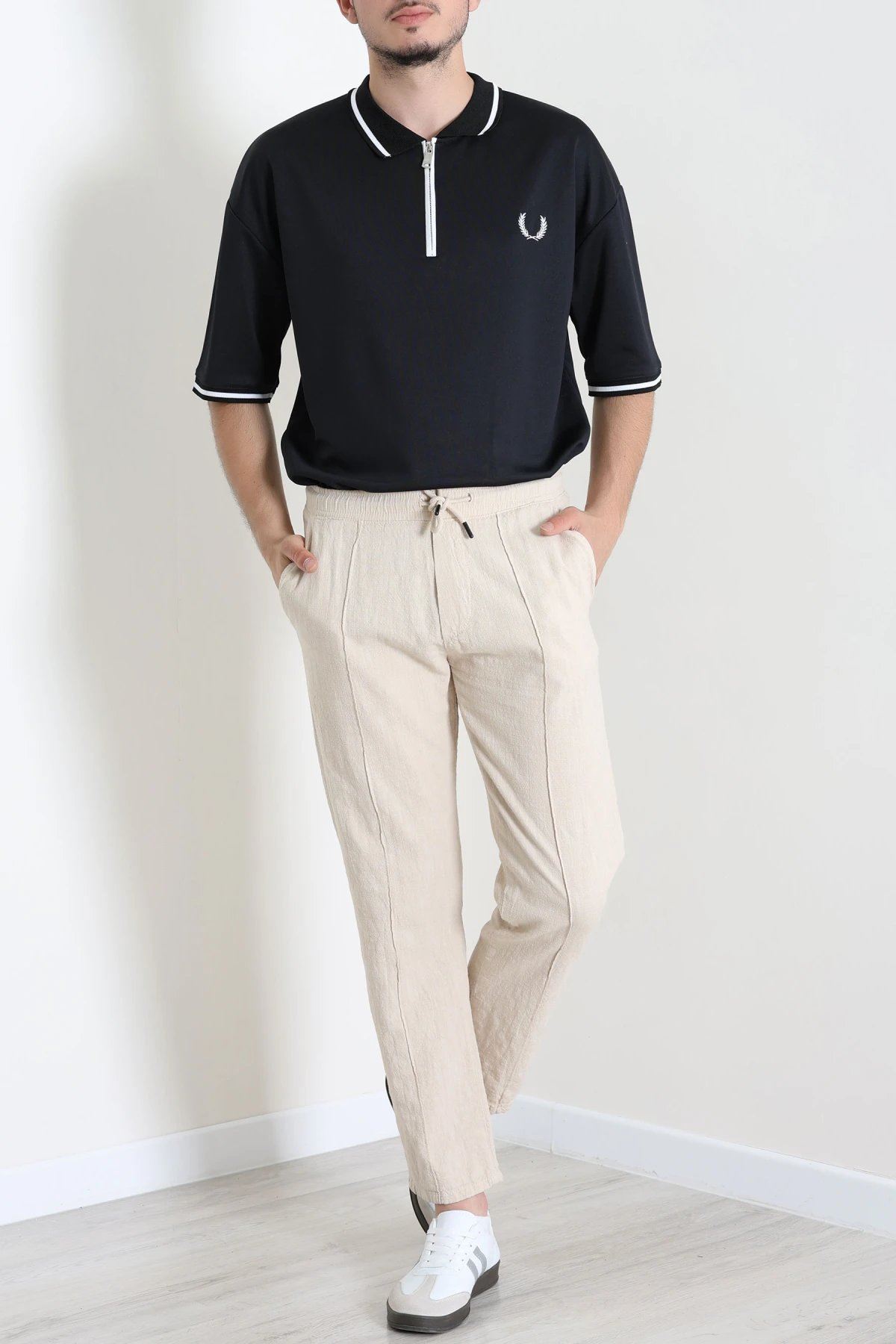 Premium Pike Polo Yaka Erkek Tişört Siyah