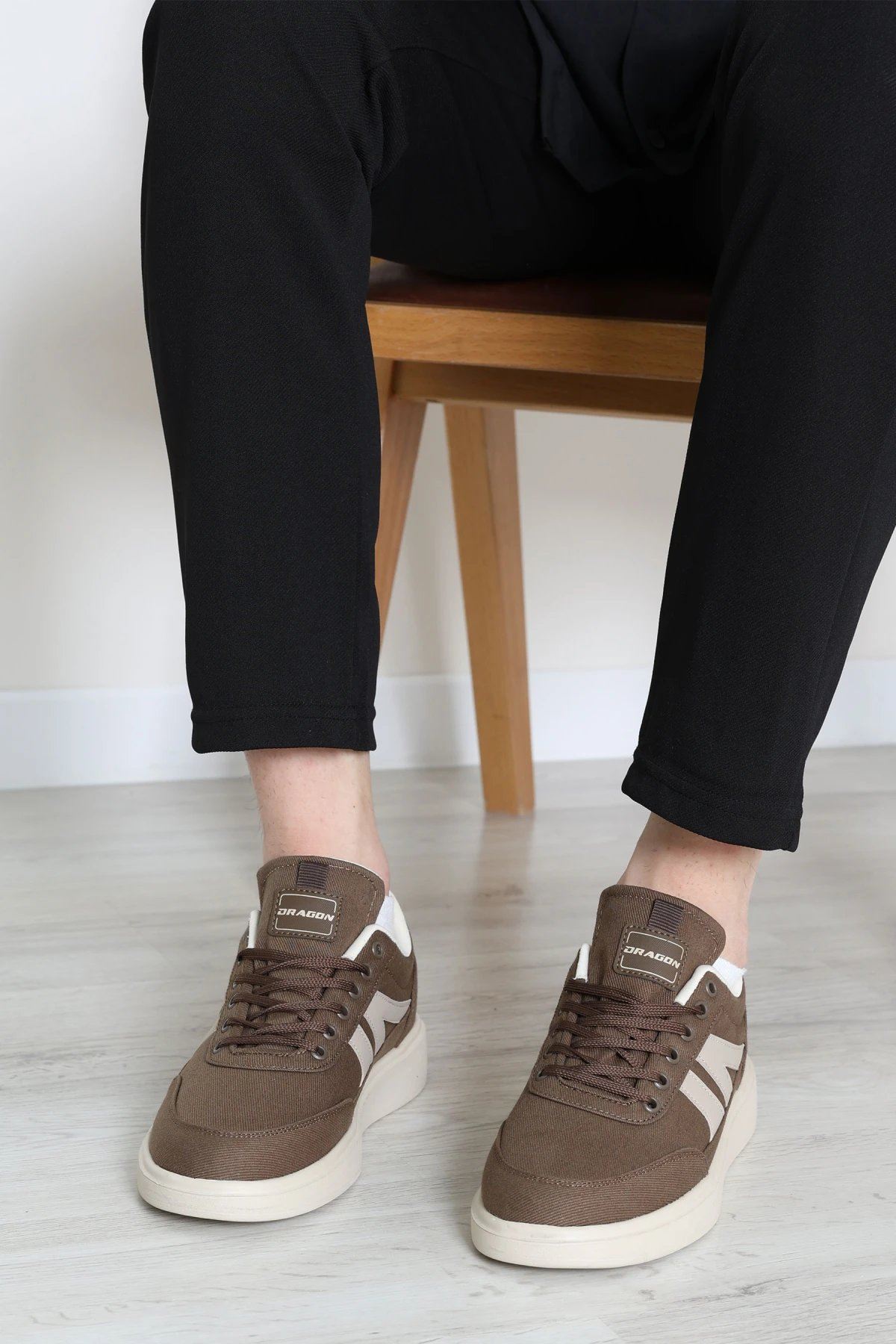 Gabardin Kumaş Erkek Ayakkabı Kahve - 33171.264.